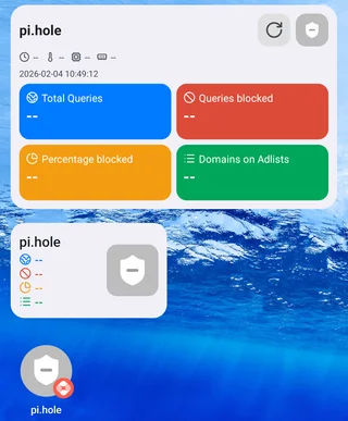 Widget offline state