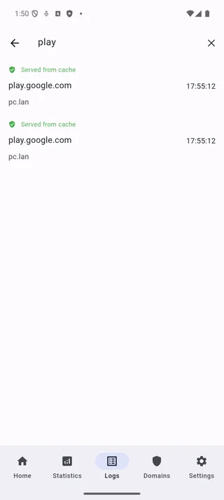 Logs search