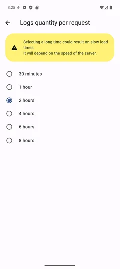 Logs quantity per request setting on Pi-hole v5