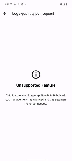 Logs quantity per request behavior on Pi-hole v6