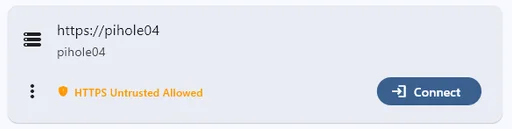 HTTPS Untrusted Allowed status